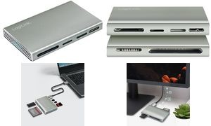 LogiLink USB 3.2 Gen1 Card Reader, 5-in-1, Aluminiumgehäuse