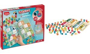 Maped Creativ Motivstempel-Set "BUCHSTABEN & TIERE", Karton