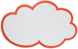 FRANKEN Moderationskarte "Wolke", selbstklebend, 60x100 mm