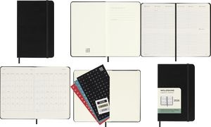 MOLESKINE Taschenkalender 2026, Wochen, P/A6, schwarz
