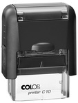 COLOP Textstempel Printer C10, 3-zeilig, schwarz