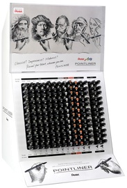 PentelArts Permanent Fineliner Pointliner, Thekendisplay