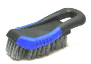 IWH Teppich- und Polsterbürste, blau/schwarz