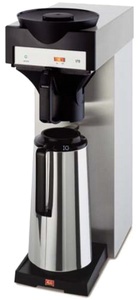 Melitta Filter-Kaffeemaschine 170 MT, silber / schwarz