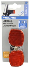 FISCHER Fahrrad-LED-Rückleuchte, für Gepäckträger