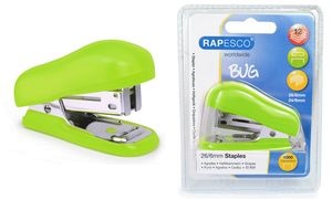 RAPESCO Heftgerät Bug Mini, Heftleistung: 12 Blatt, grün