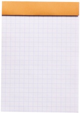 RHODIA Notizblock No. 12, 85 x 120 mm, kariert, orange