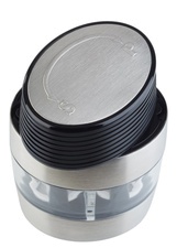 APS 2in1 Salz- und Pfeffermühle FLIPMILL, silber/transparent