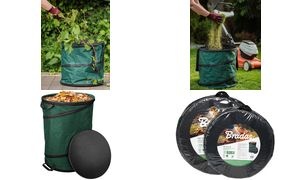 Bradas Gartensack POP UP HARD, 175 Liter, dunkelgrün