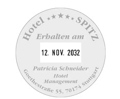 COLOP Datumstempel Printer R 45-Dater, rund, schwarz