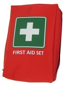 LEINA Mobiles Erste-Hilfe-Set "First Aid", 21-teilig, blau