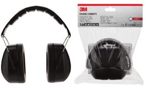 3M Kapsel-Gehörschutz 90563EC1, faltbar, schwarz