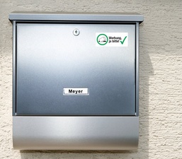 HERMA Hinweisetiketten "Werbung, ja bitte!"