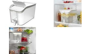 EDA Getränkespender, 5 Liter, transparent mit Deckel