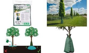 Bradas Bewässerungssack für Bäume, PVC, 75 Liter, grün