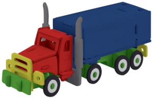 Marabu KiDS 3D Puzzle "Truck / Lastwagen", 38 Teile