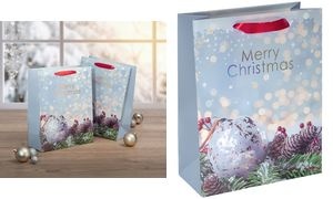 sigel Weihnachts-Geschenktüte "Charmful Christmas", groß