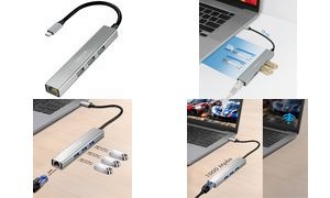 LogiLink USB 3.2 Gen1 Hub, 4 Port, Aluminiumgehäuse