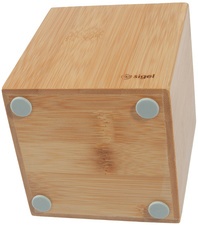 sigel Stifteköcher Eyestyle, aus Bambus, quadratisch