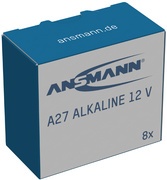 ANSMANN Alkaline Batterie A27/LR27, 12 Volt, 8er Pack
