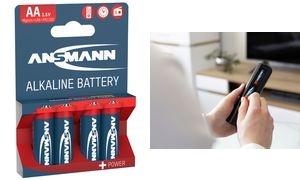 ANSMANN Alkaline Batterie "RED", Mignon AA, 4er Blister