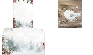 sigel Weihnachts-Motiv-Papier "Scandinavian Snow", A4