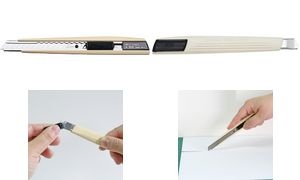 NT Cutter A-300, Kunststoff-Gehäuse, beige