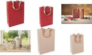 sigel Geschenktüte "Red Coco", rot, klein