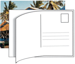 HERMA Postkartenetiketten, 95 x 145 mm, weiß