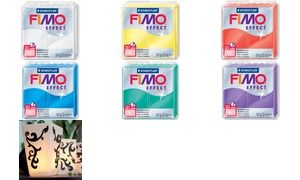 FIMO EFFECT Modelliermasse, ofenhärtend, transparent-lila