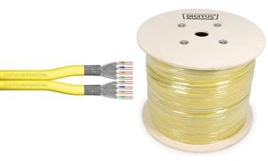 DIGITUS Verlegekabel, Kat. 7A, 100 m, duplex, Dca