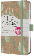 sigel Taschenkalender Jolie Pure 2026 "Sparkle Leaves", A6