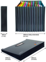 Vorschau: RAPESCO Fächermappe SupaFile Plus, DIN A4+, 13 Fächer Vorschau: RAPESCO Fächermappe SupaFile Plus, DIN A4+, 13 Fächer