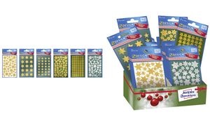 AVERY Zweckform ZDesign Weihnachts-Sticker "Sterne", Display