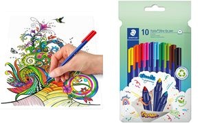STAEDTLER Fasermaler triplus, 10er Kartonetui