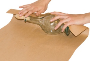 RAADHUIS Packpapier, auf Rolle, 500 mm x 250 m, braun