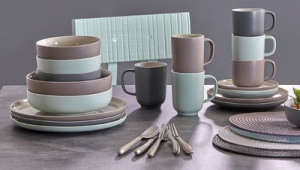 Ritzenhoff & Breker Tafelservice JASPER, grau, 8-teilig