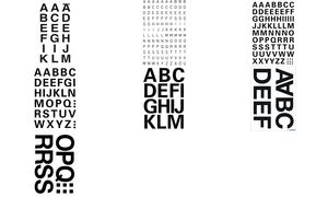 HERMA Buchstaben-Sticker A-Z, Folie schwarz, 25 mm hoch