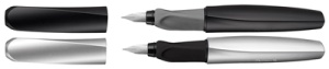 Pelikan Twist Füllhalter, schwarz/grau