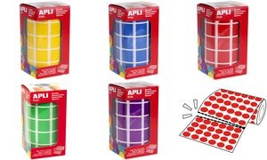 APLI Kids Sticker Creative "Quadrat", auf Rolle, lilas