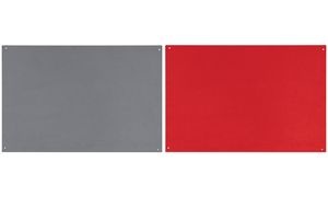 Bi-Office Filztafel, rahmenlos, 1.200 x 900 mm, grau
