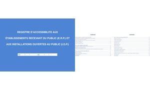 ELVE Registre "Accessibilité aux ERP et IOP"