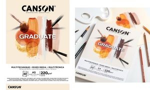 CANSON Studienblock GRADUATE MIXED MEDIA, natur, DIN A3