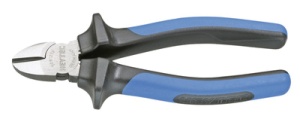 HEYTEC Seitenschneider, schwedische Form, blau / schwarz