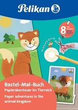 Pelikan Bastel- und Ausmalbuch "Tierreich", DIN A4