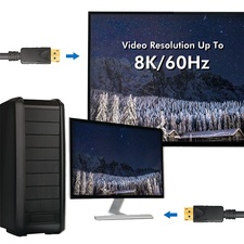 LogiLink DisplayPort 1.4 Anschlusskabel, 5,0 m, schwarz