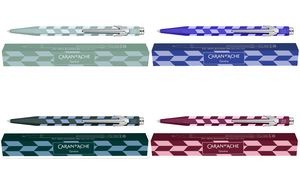 CARAN D'ACHE Druckkugelschreiber 849 MOSAIC, granatrot