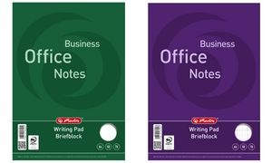 herlitz Briefblock "Business Office Notes", DIN A4, rautiert