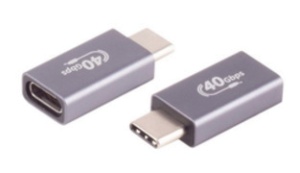 shiverpeaks USB 4.0 Adapter PRO, USB-C Stecker - Kupplung