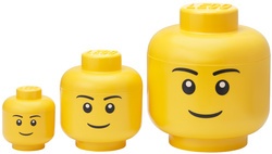 LEGO Aufbewahrungskopf-Set STORAGE HEAD BOY, 3-teilig